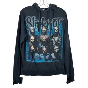 Y2K 2005 Vintage Slipknot AOP Double Sided Grunge Hoodie Small Goth Corey Taylor